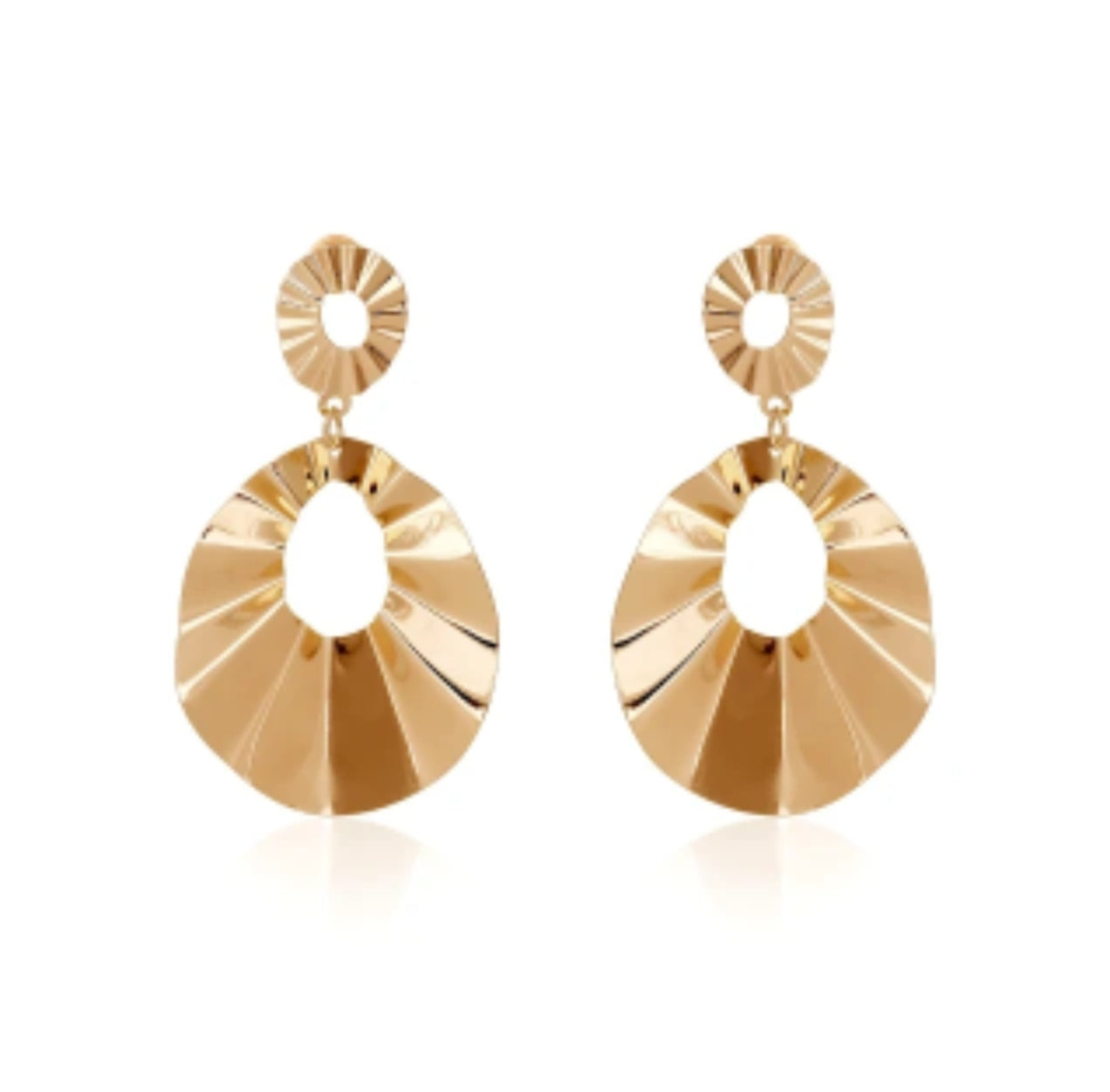 Gold Medium (Round) Earrings