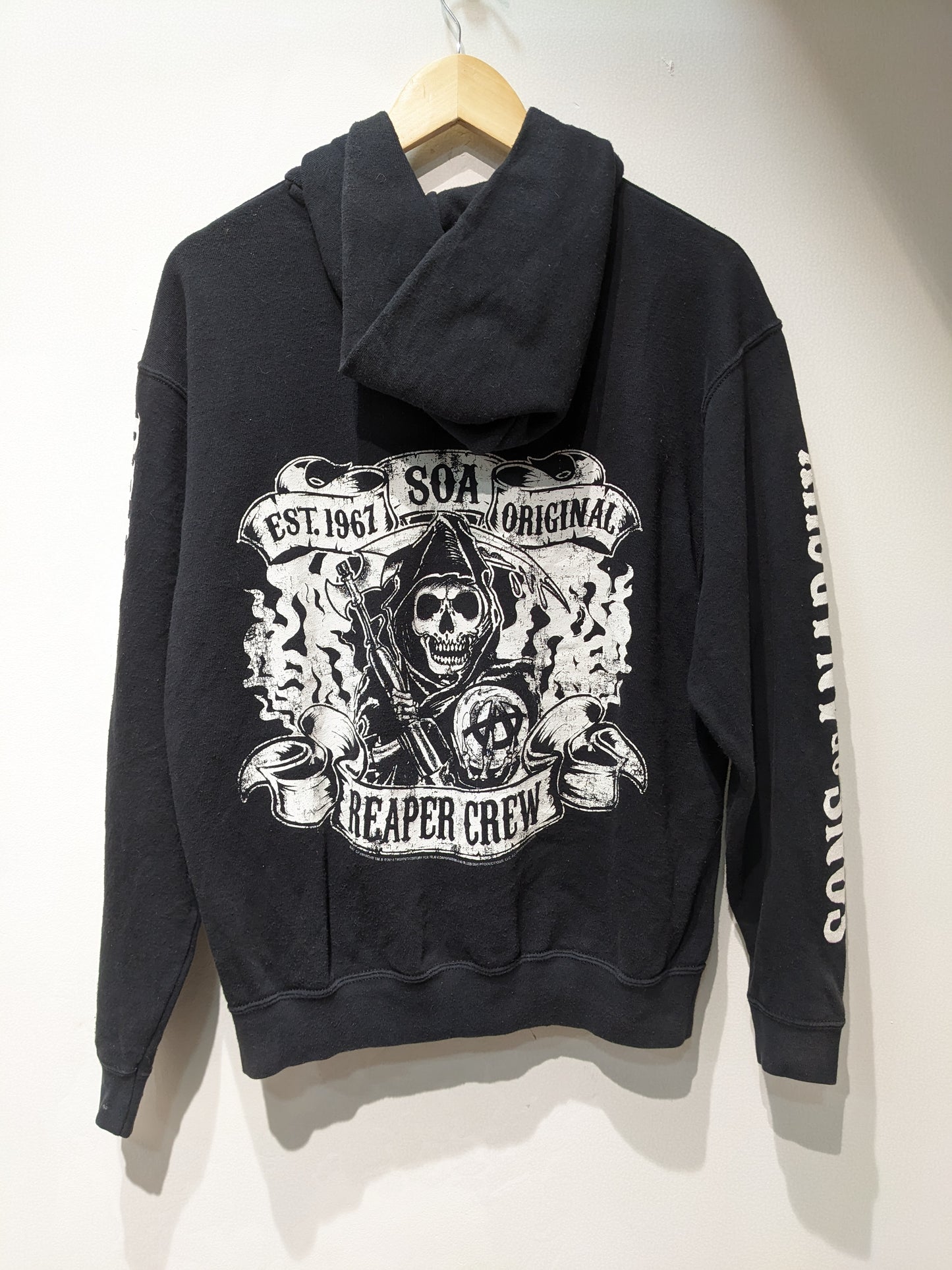 Sons Of Anarchy Reaper Crew Zipper Hoodie