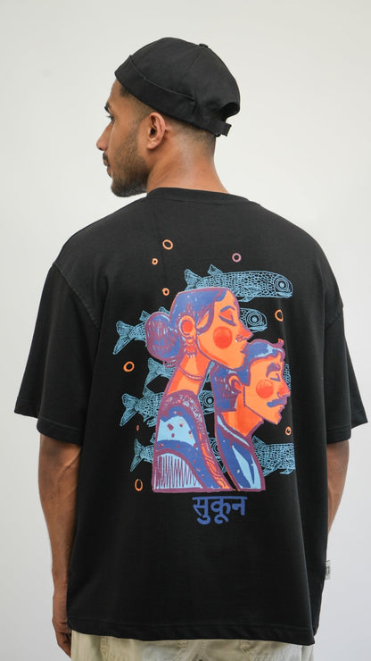 Folk & Fab Sukoon Noir Tee