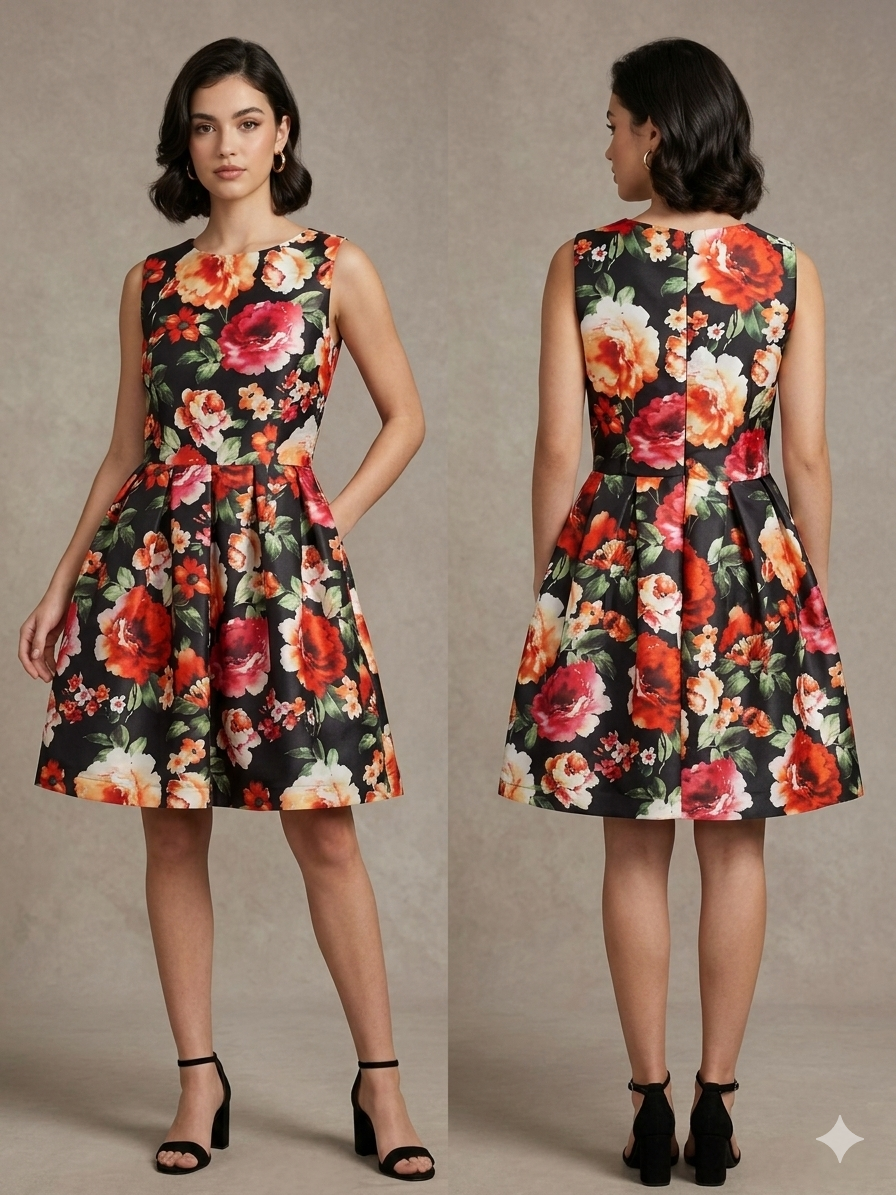 Four More Shots Please Madison Floral Dress
