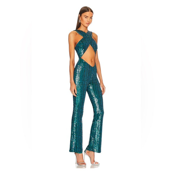 Michael Costello X Revolve Sequin Jumpsuit