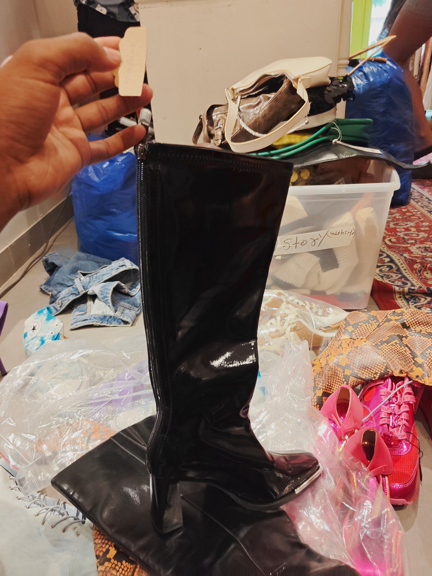 Black boot