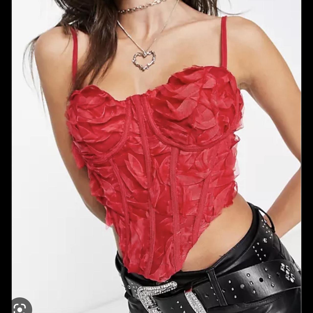 Bershka Red Top