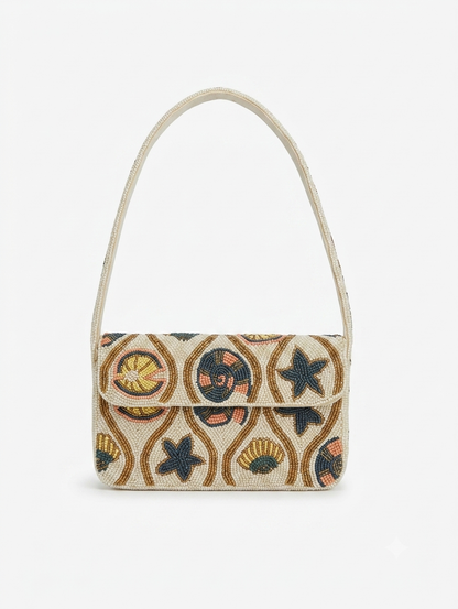 Shell Beaded Bag
