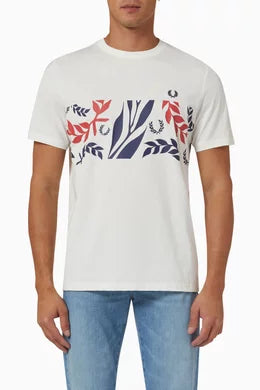 Fred Perry White Tee