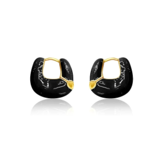 Black Mini Hoop