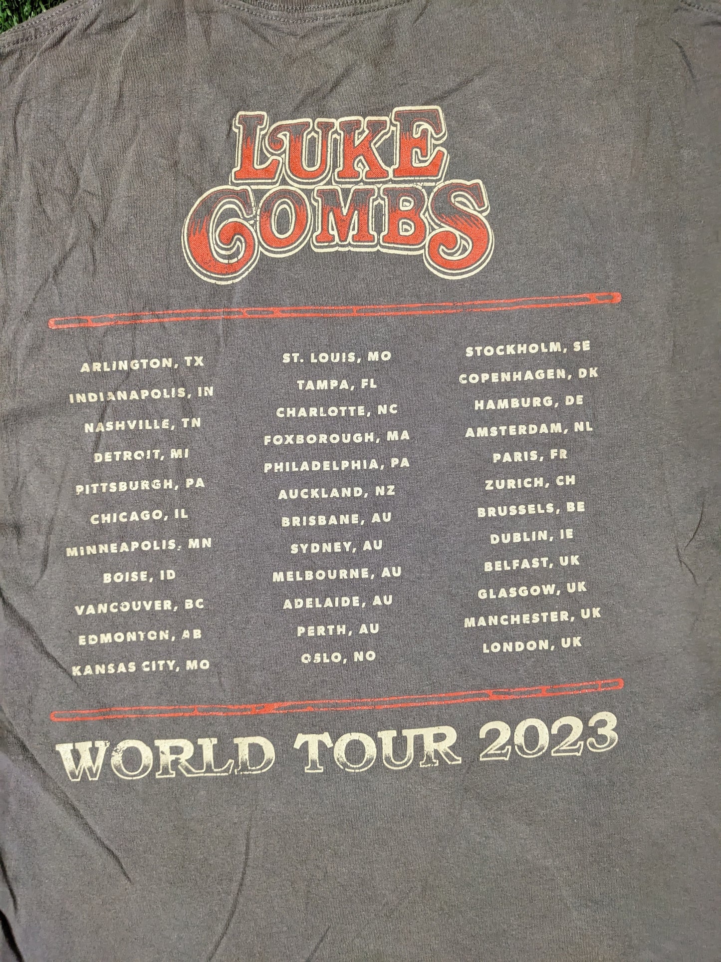 Luke Gombs World Tour Tee