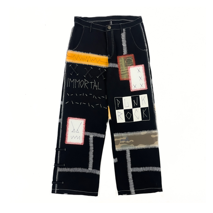 Toffle Black Rugged Jeans