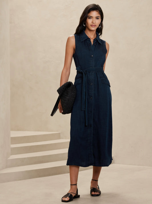 Banana Republic Denim Blue Dress