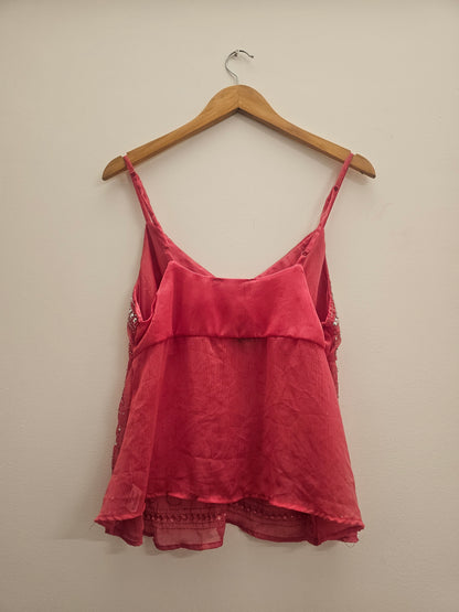 Y2k Desi Beaded Top - Patakha Pink