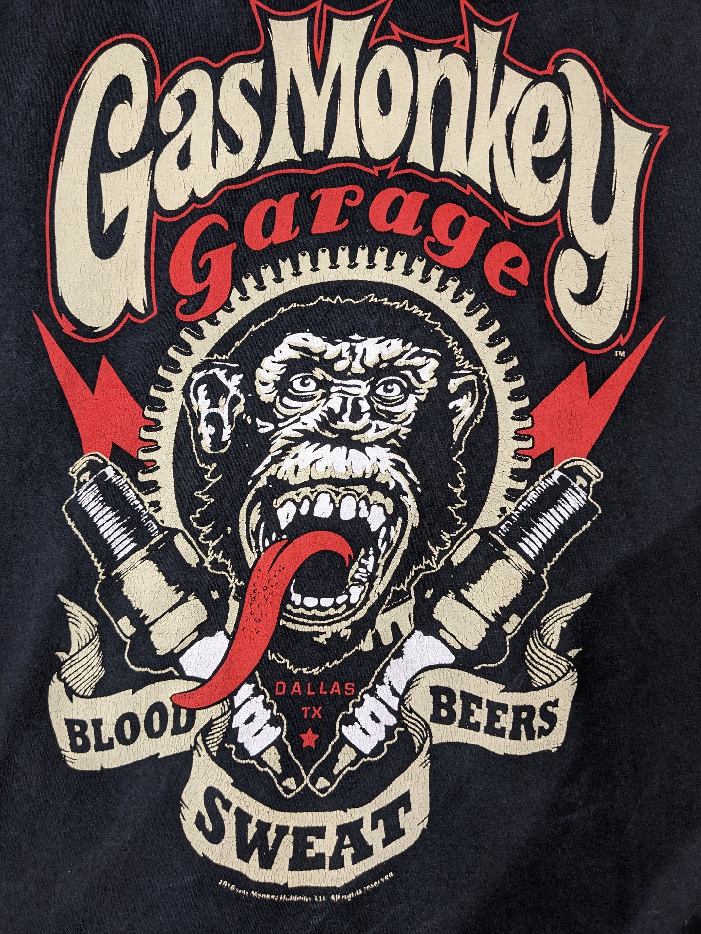 Gildan Gas Monkey Garage   Vintage Tee