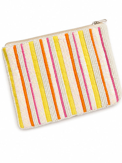 Small Floral Beaded Bag