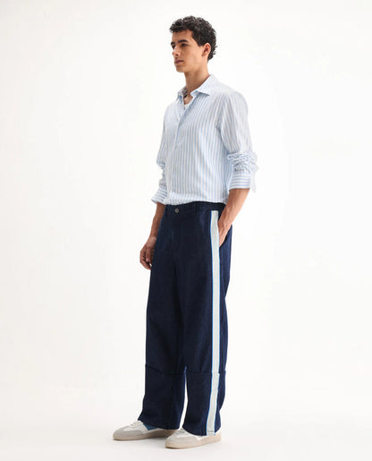 Rare Rabbit Blue Baggy Jeans