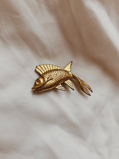 Pisces Vintage Brooch Pin