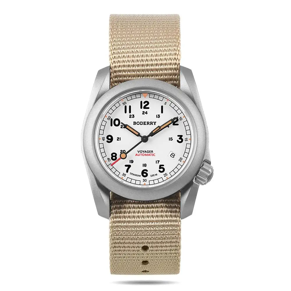 Boderry Titanium Automatic Military Watch