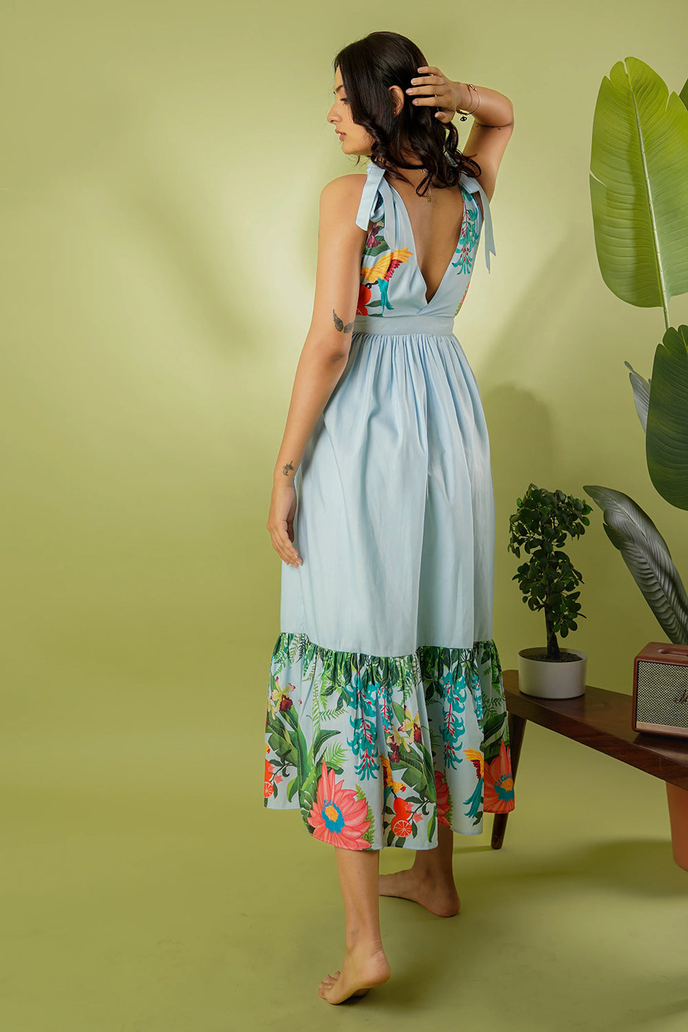 Peach It Up Floral Dress