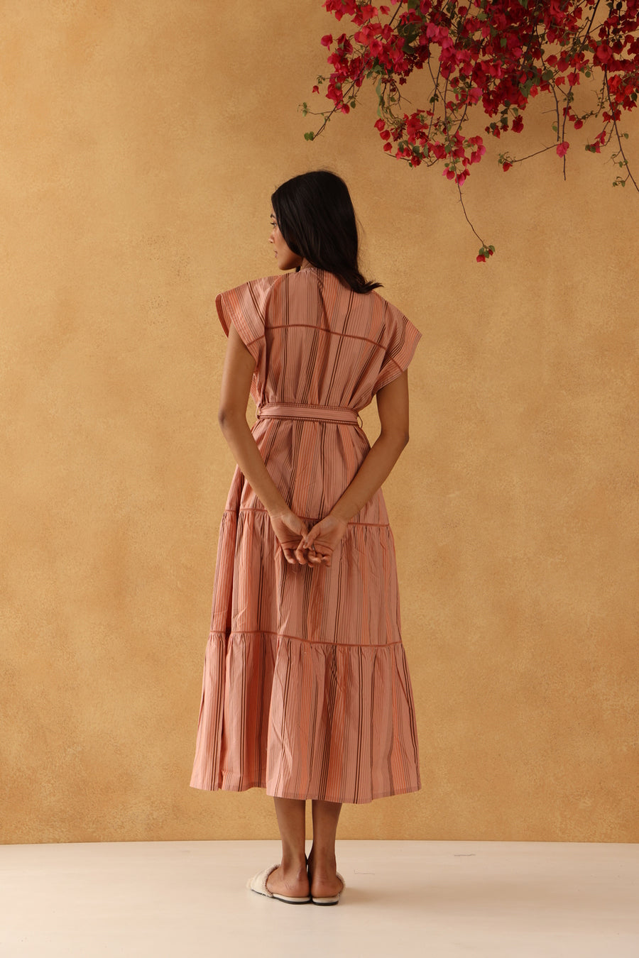 Nauheed Cyrusi’s Closet - Banera Cotton Peach Dress