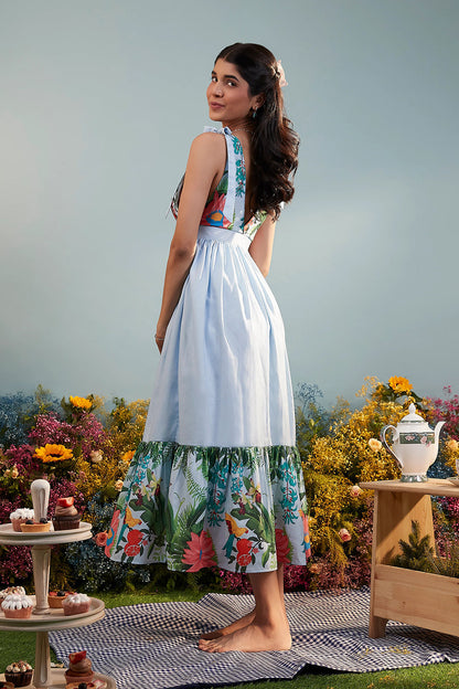 Peach It Up Floral Dress