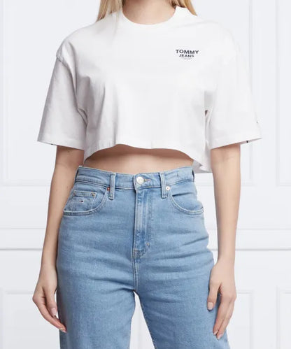 Tommy Jeans White Woman T-shirt