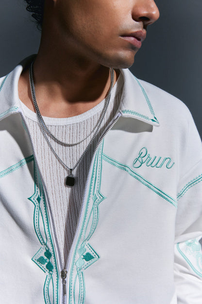 Brun White Shirt Jacket