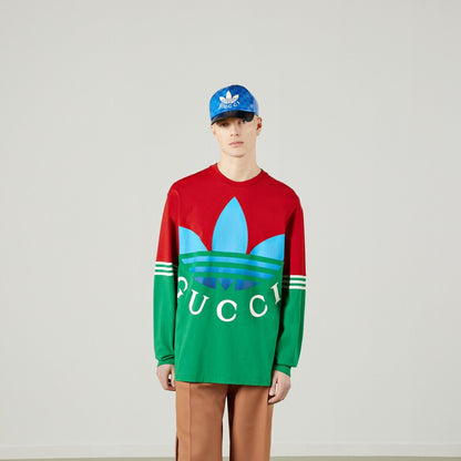 Gucci Adidas Long Sleeve Tee