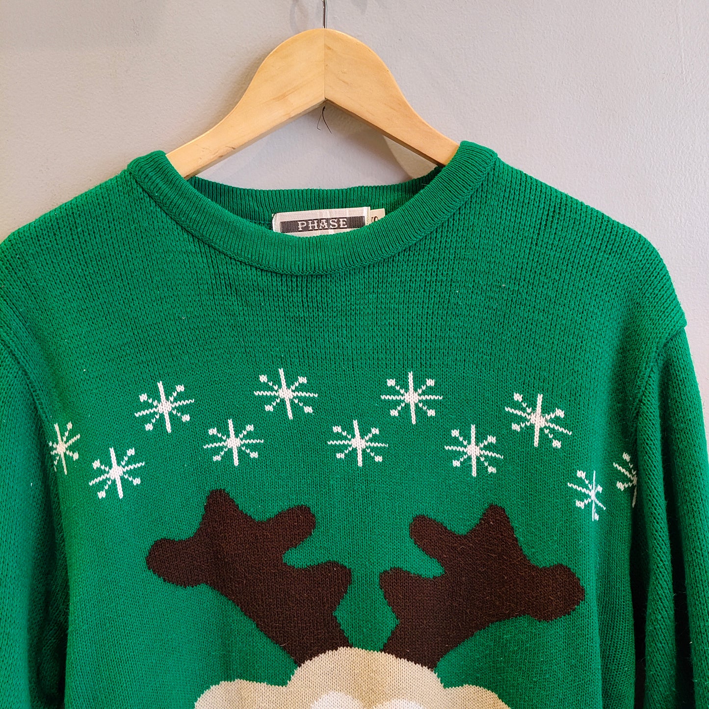 Phase Green Christmas Sweater