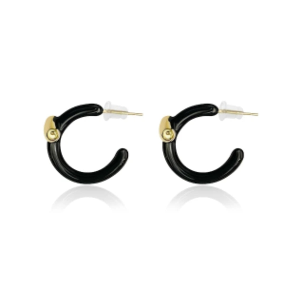 Black/Gold Earrings