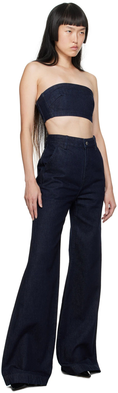 Grlfrnd Blue Denim Baggy Jeans