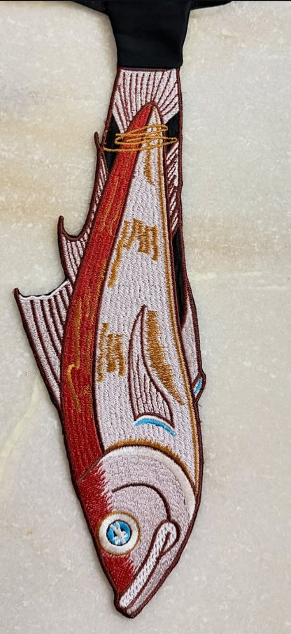 Embroidery Fish Tie