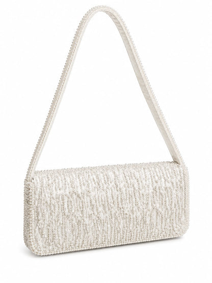 Anthropologie Fringe Beaded Bag