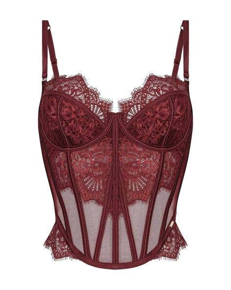 Aaliyah Kashyap’s Closet - Noir Red Lace Corset