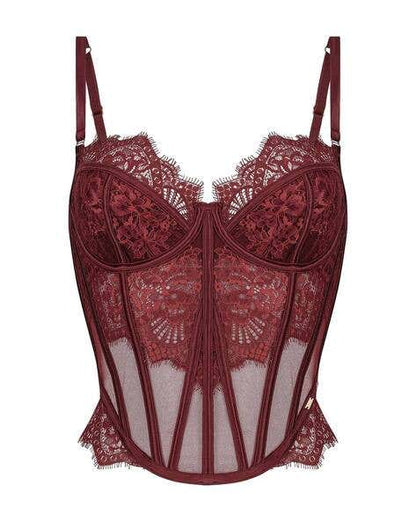 Aaliyah Kashyap’s Closet - Noir Red Lace Corset