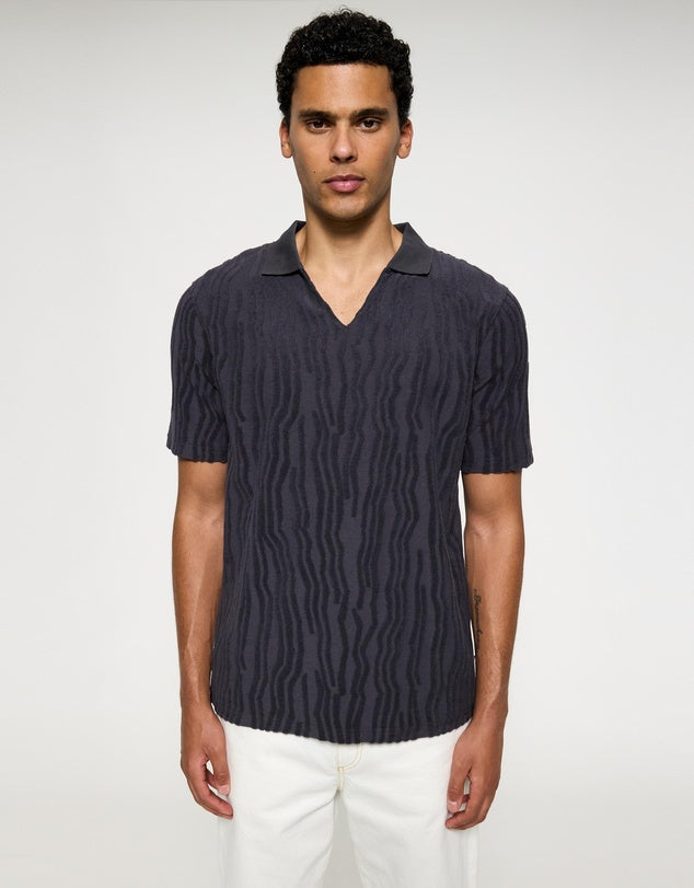Jacquard Terry Polo