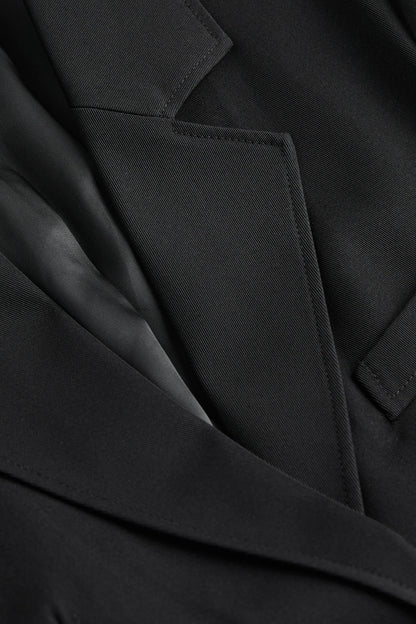 H&M Black Cut Out Blazer Dress