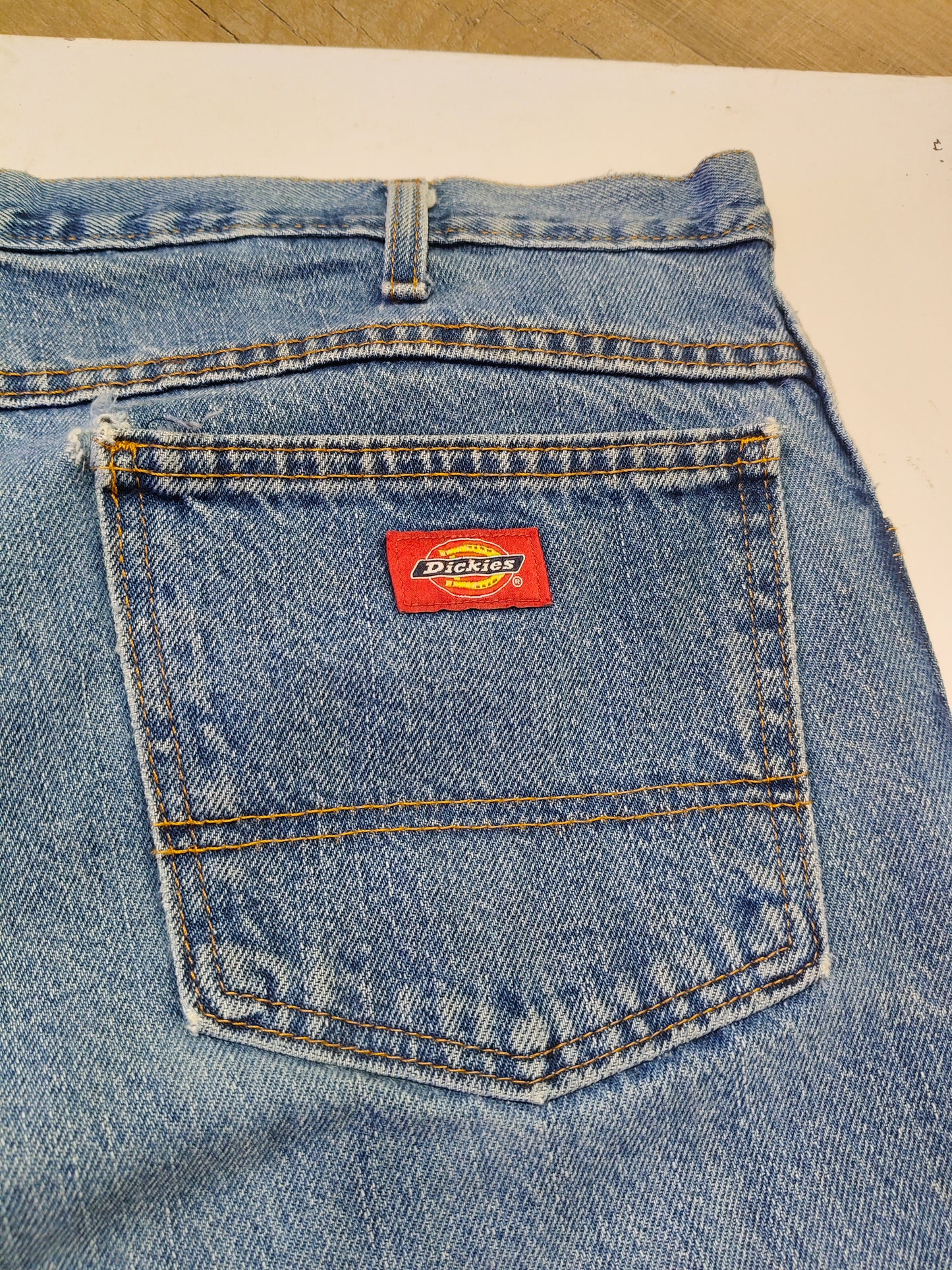 Dickies Blue Loose Fit Straight Leg Denim Jeans