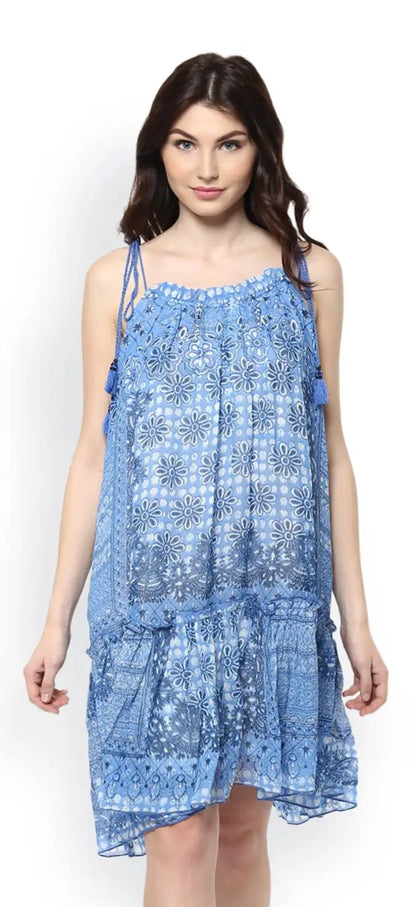 Label Ritu Kumar Blue Dress