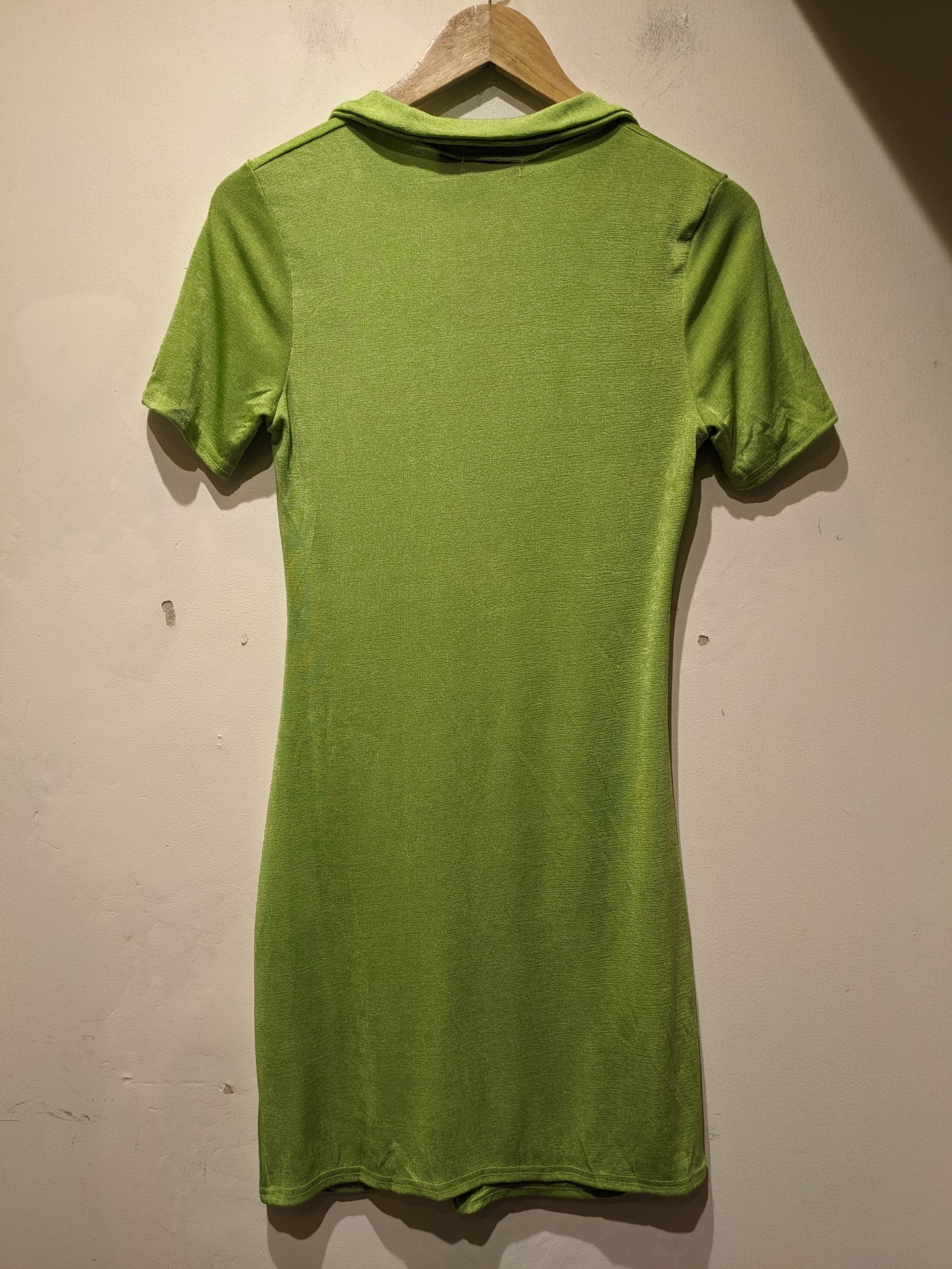 I Saw IT First Green Ribbed Dress