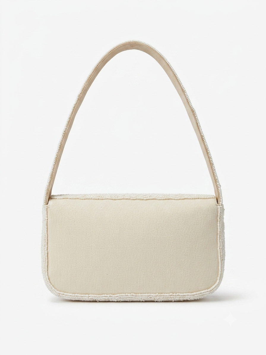 Lemon Drop Beaded Bag