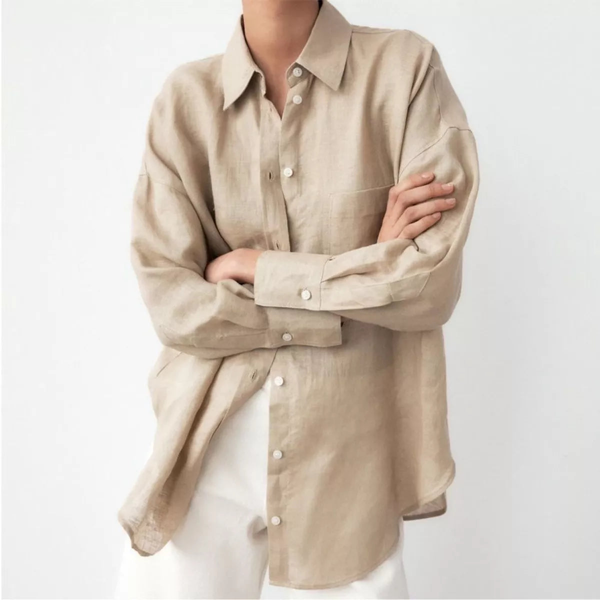 Zara Woman Beige Shirt