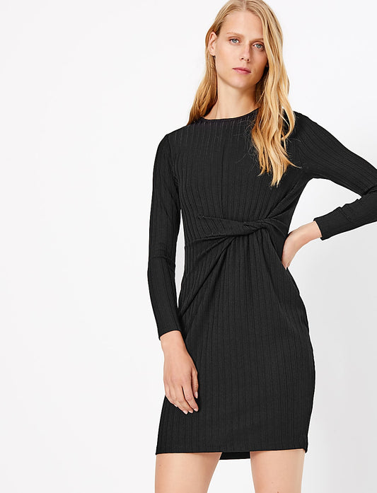 Mark Spencer Ribbed Mini Dress