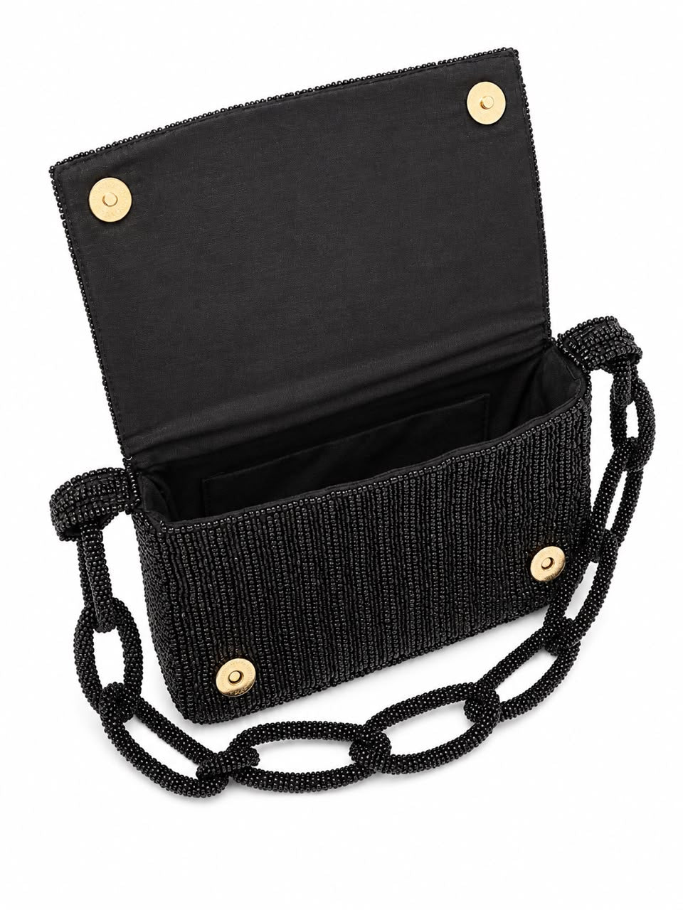 Mirasol Black Beaded Bag