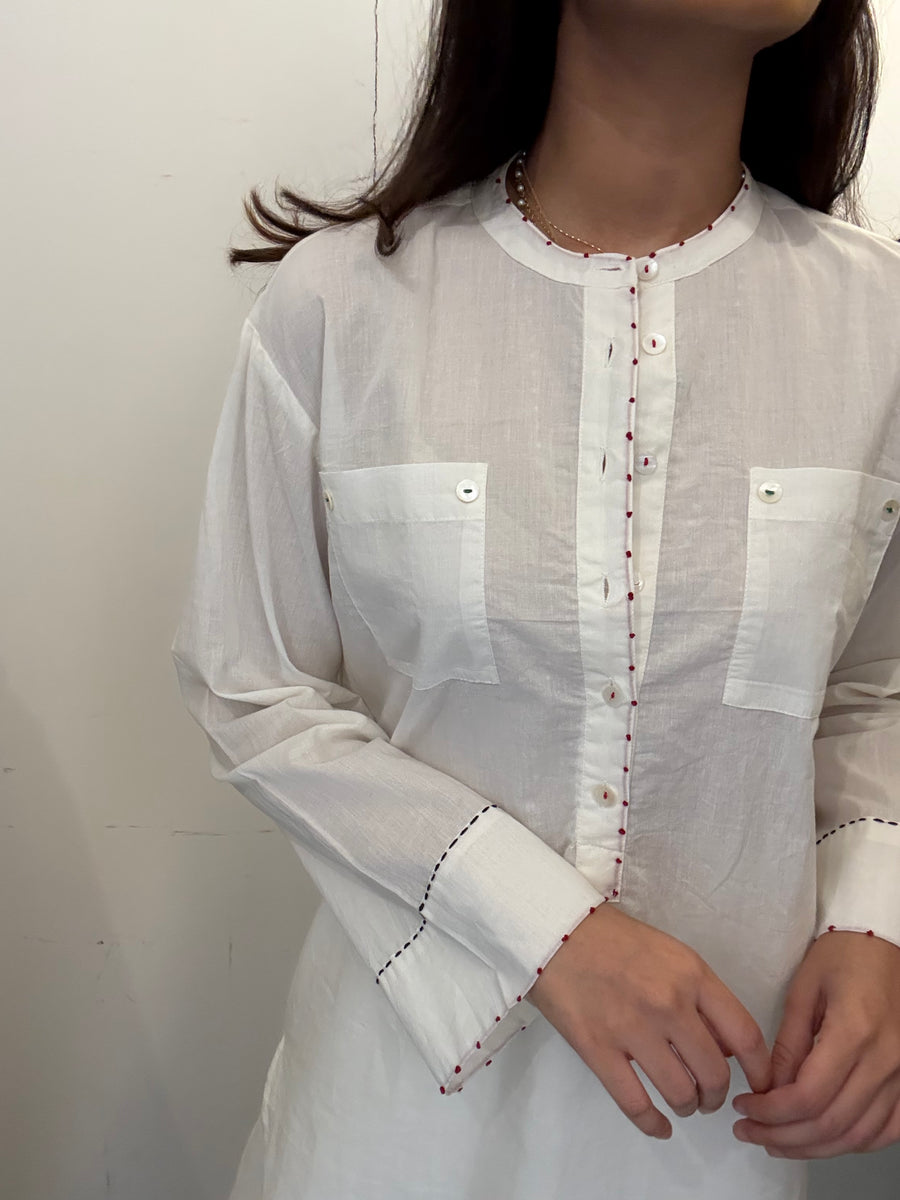 Tabu’s Closet Dhora White Shirt
