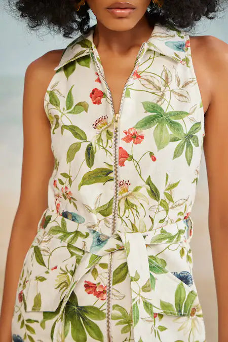 The IASO Canvas Printed Dress