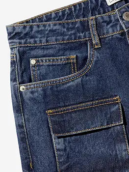 The Souled Store Denim Cargo Jeans