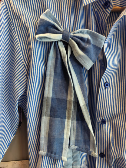Collab Cotton Blue Shirt
