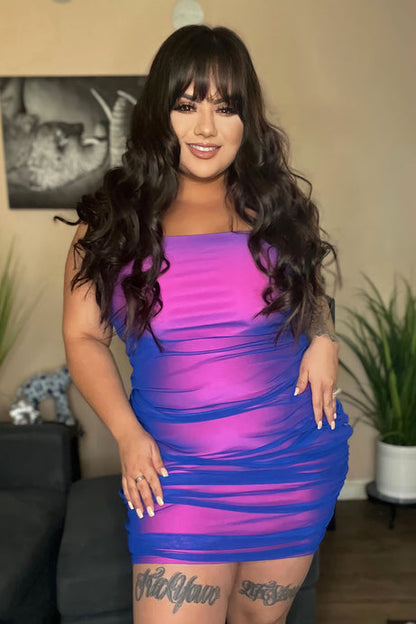 Fashion Nova Blue Dress