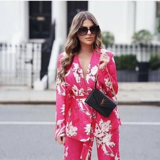 Zara Red Floral Co-ord Set