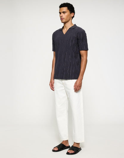 Jacquard Terry Polo