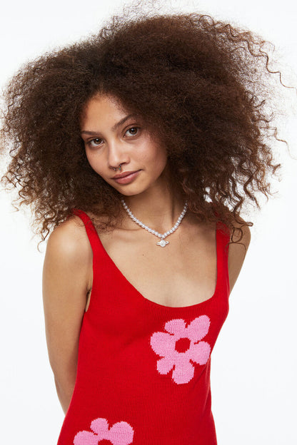 Divided Floral Dress