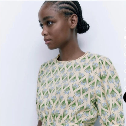 Zara Floral Top
